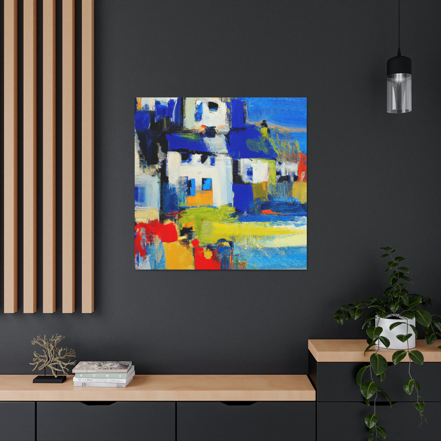 "Cottage Seaside Dreaming" - Canvas