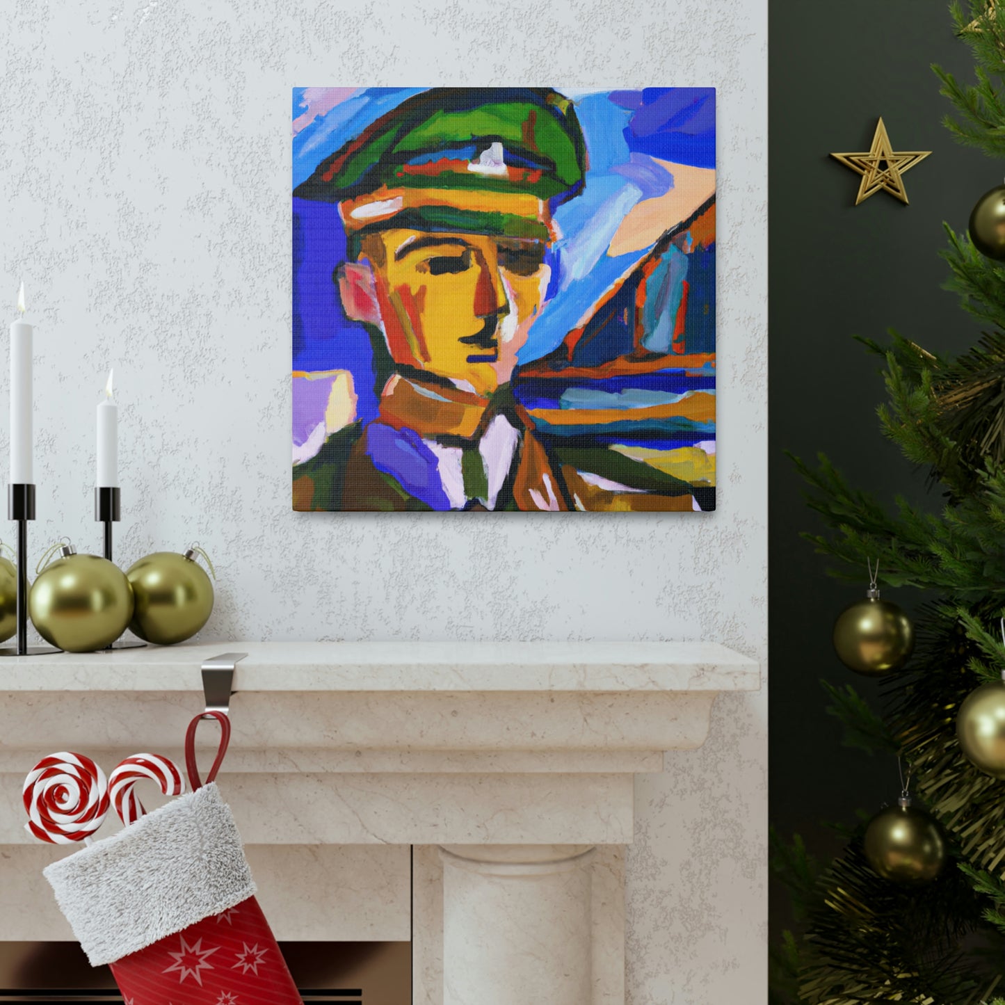 Engineer in Fauvism - Canvas