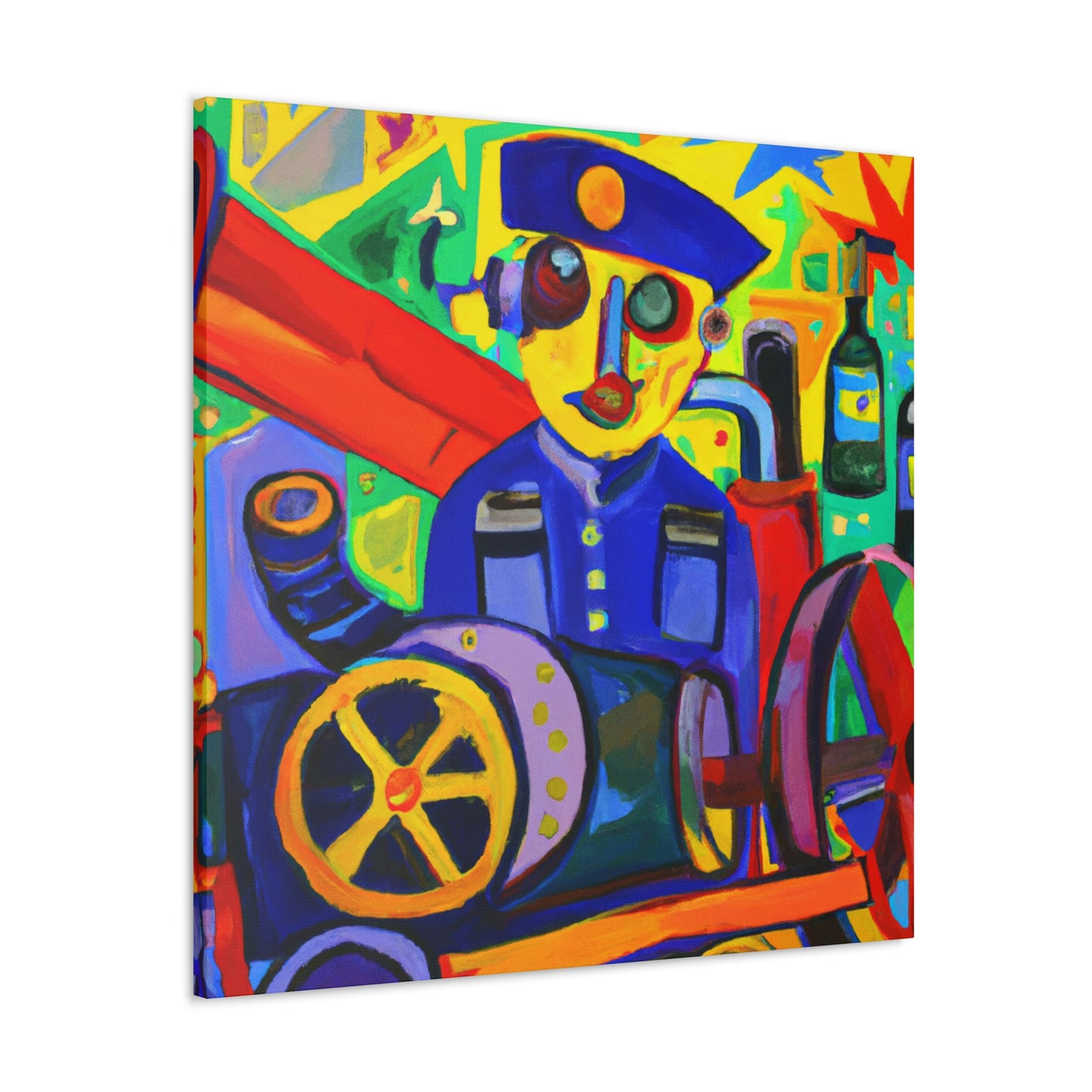 Mechanic in Flamboyance - Canvas