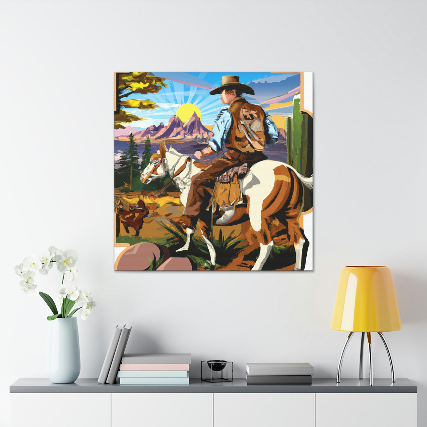 "Western Landscape Glory" - Canvas