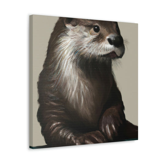 Otters at Playtime - Canvas