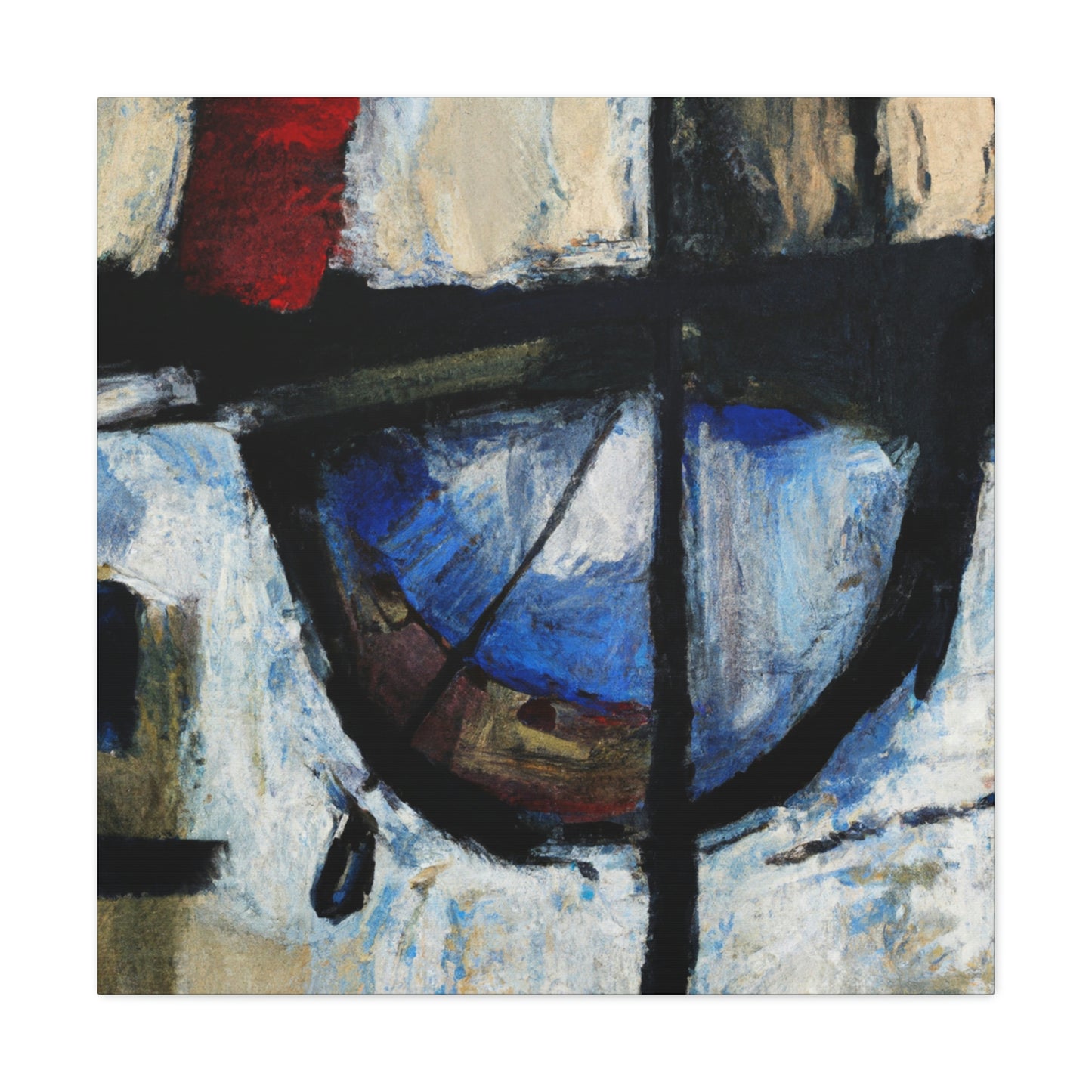 "Dinghy Sails Aglow" - Canvas