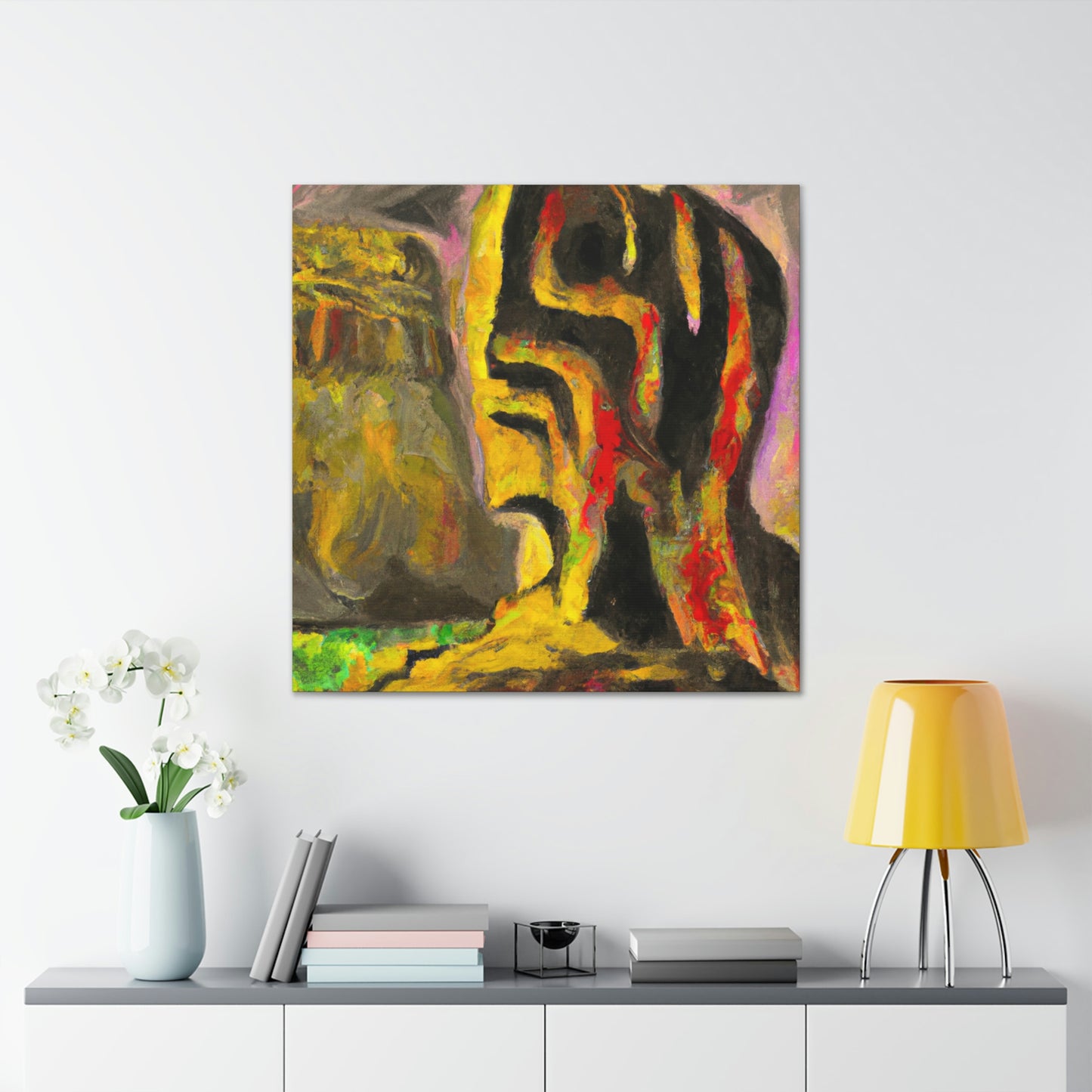 "Canyon of Emotional Colors" - Canvas