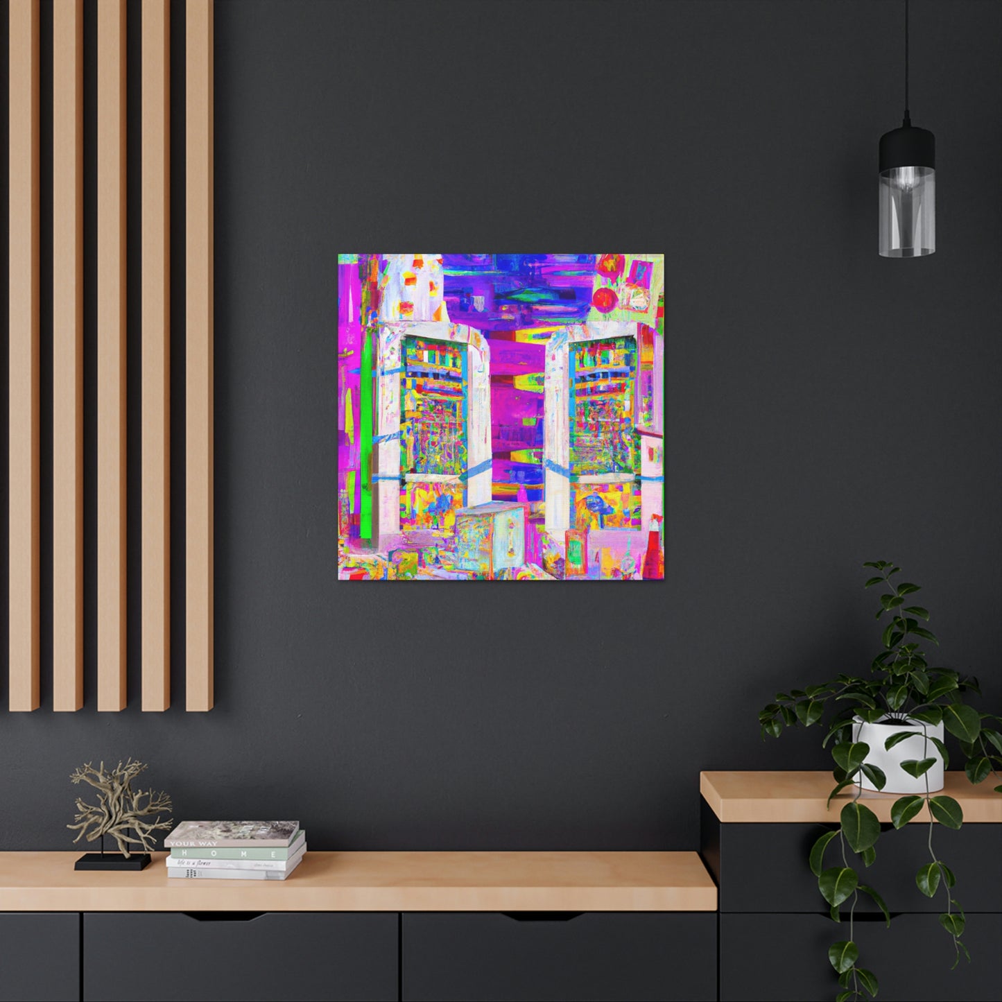 "Servers in Fauvism" - Canvas