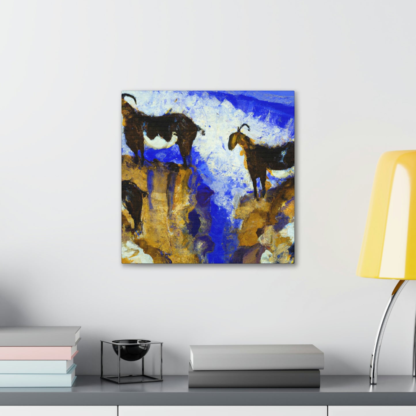 Mountain Goats Unleashed - Canvas