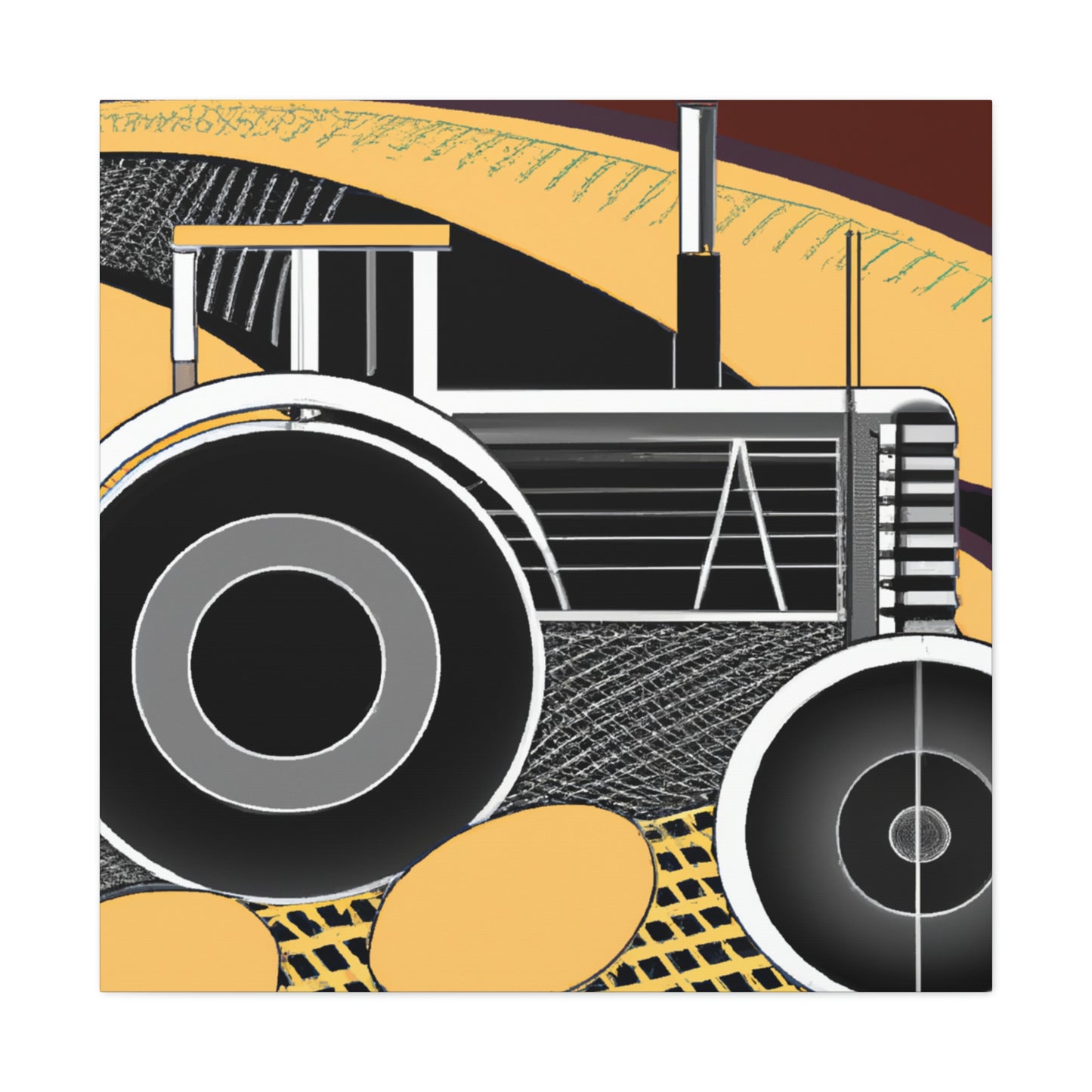 Tractor in the Jazz Age - Canvas