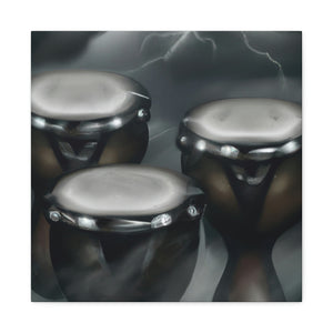 "Bongos By Moonlight" - Canvas