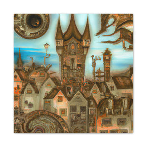 "Tudor Clockwork Dream" - Canvas