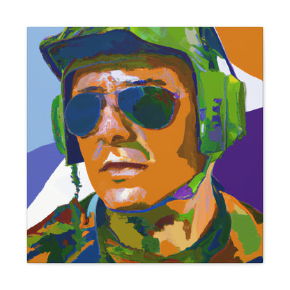 Pilot in Pop Art - Canvas