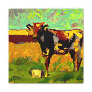 Jersey Cow Expressionism - Canvas