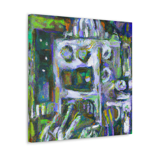 Robots in Fauvism - Canvas