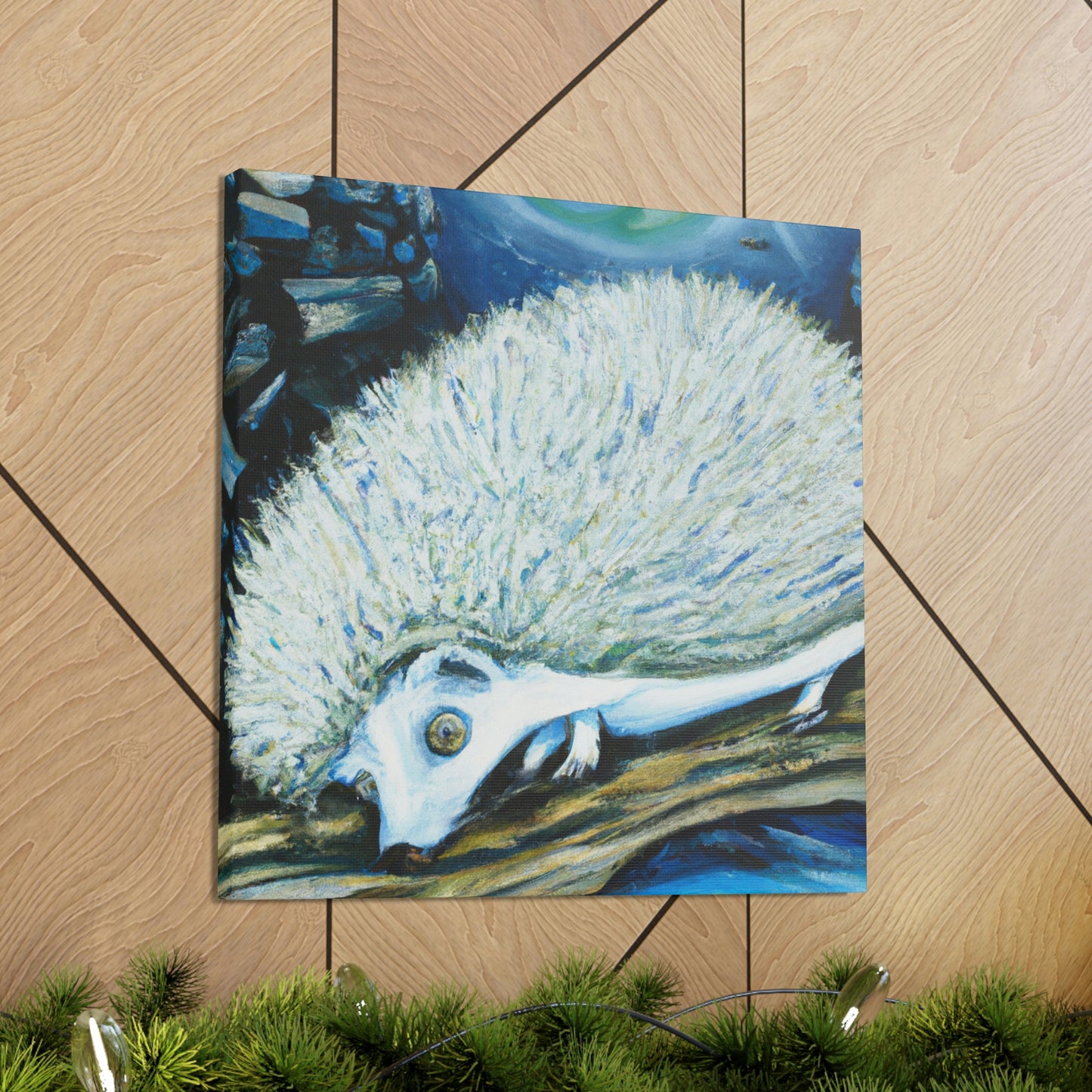 Hedgehog in Dreamland - Canvas