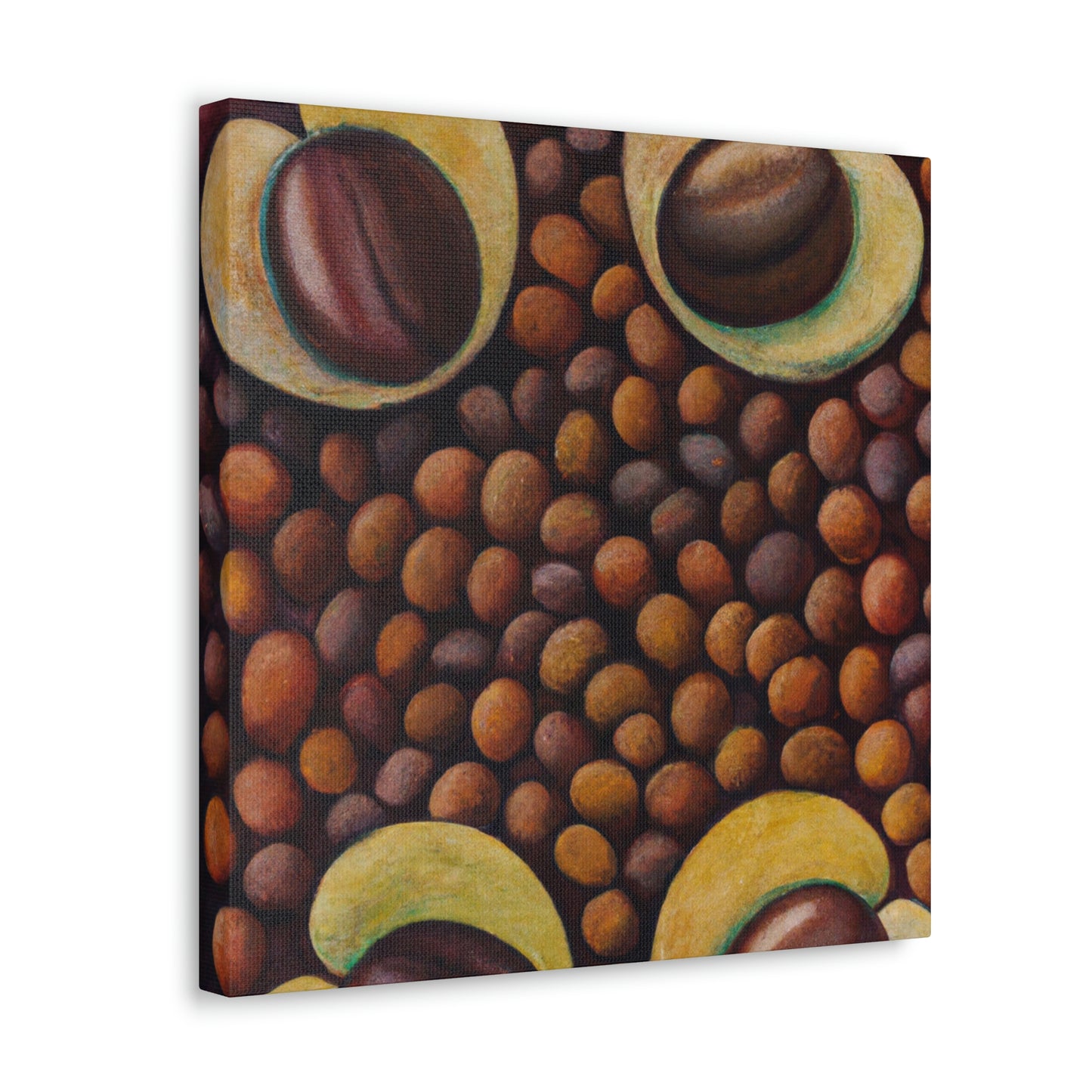 "Coffee Bean Harvesting" - Canvas