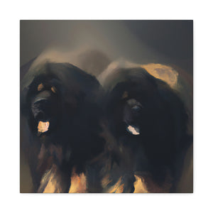 "Tibetan Mastiff Minimalism" - Canvas