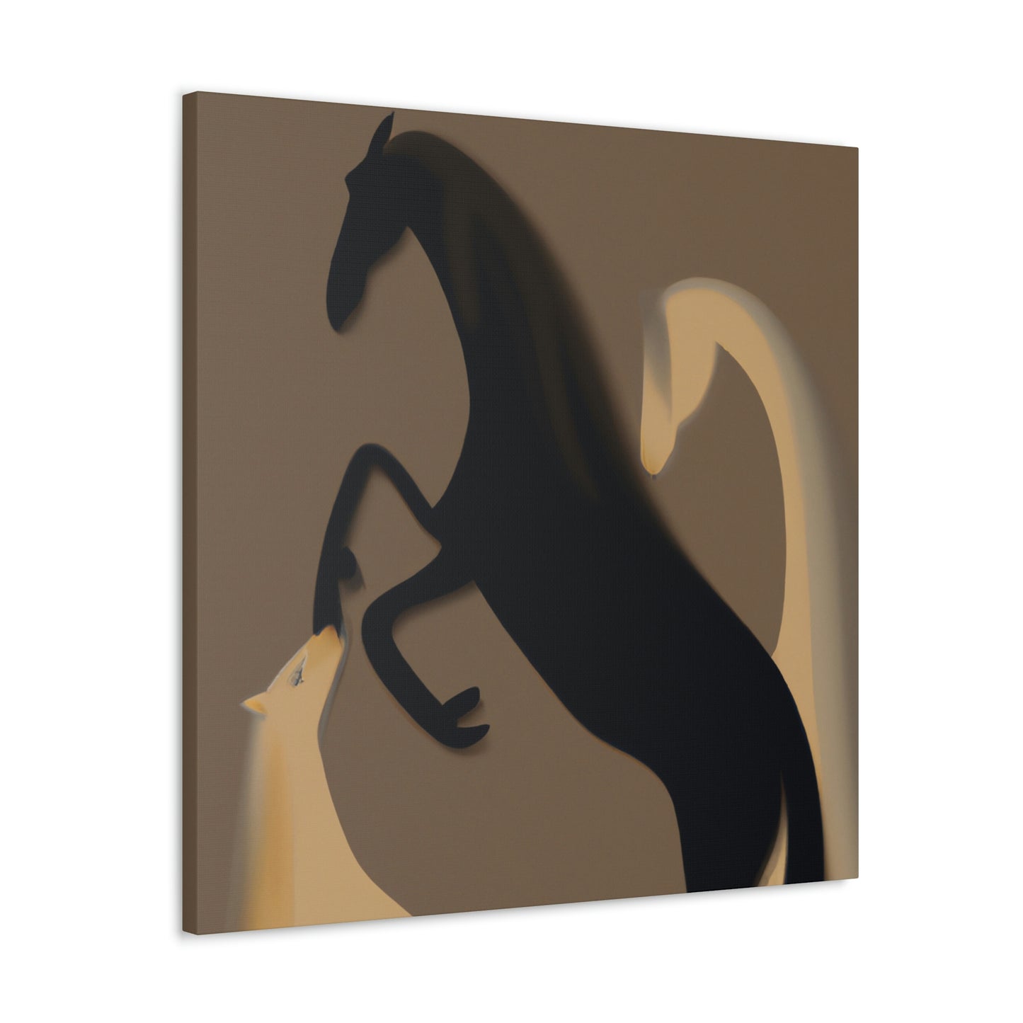 "Race of Galloping Horses" - Canvas