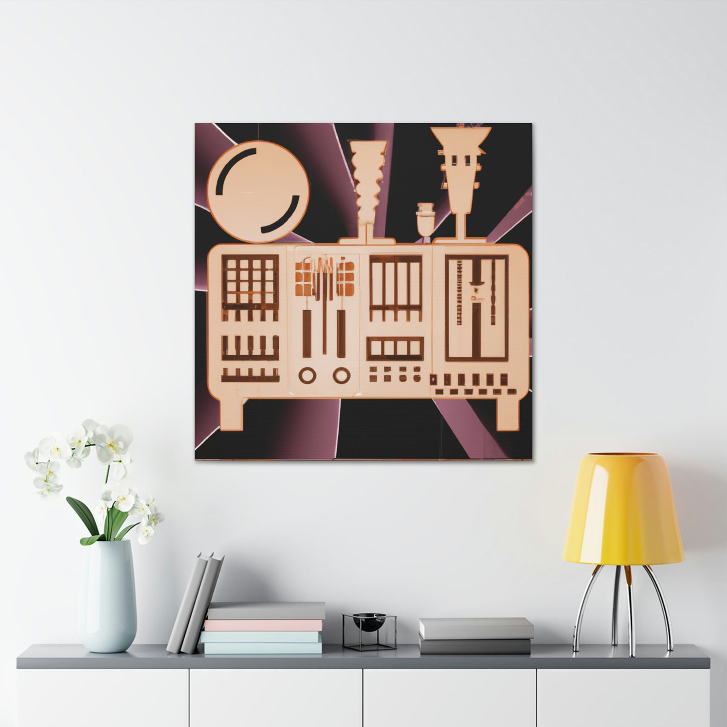 Robot Symphony Blended - Canvas