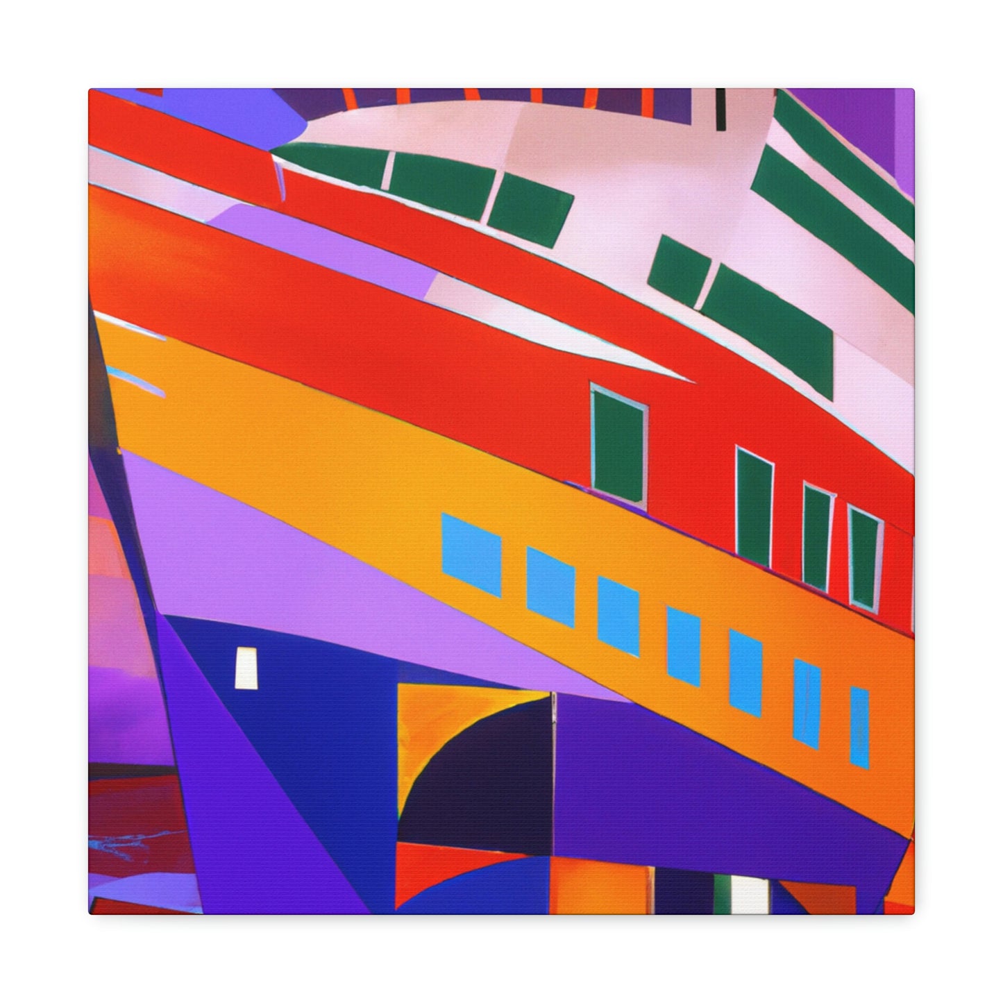 Ferry of the Roaring Twenties. - Canvas