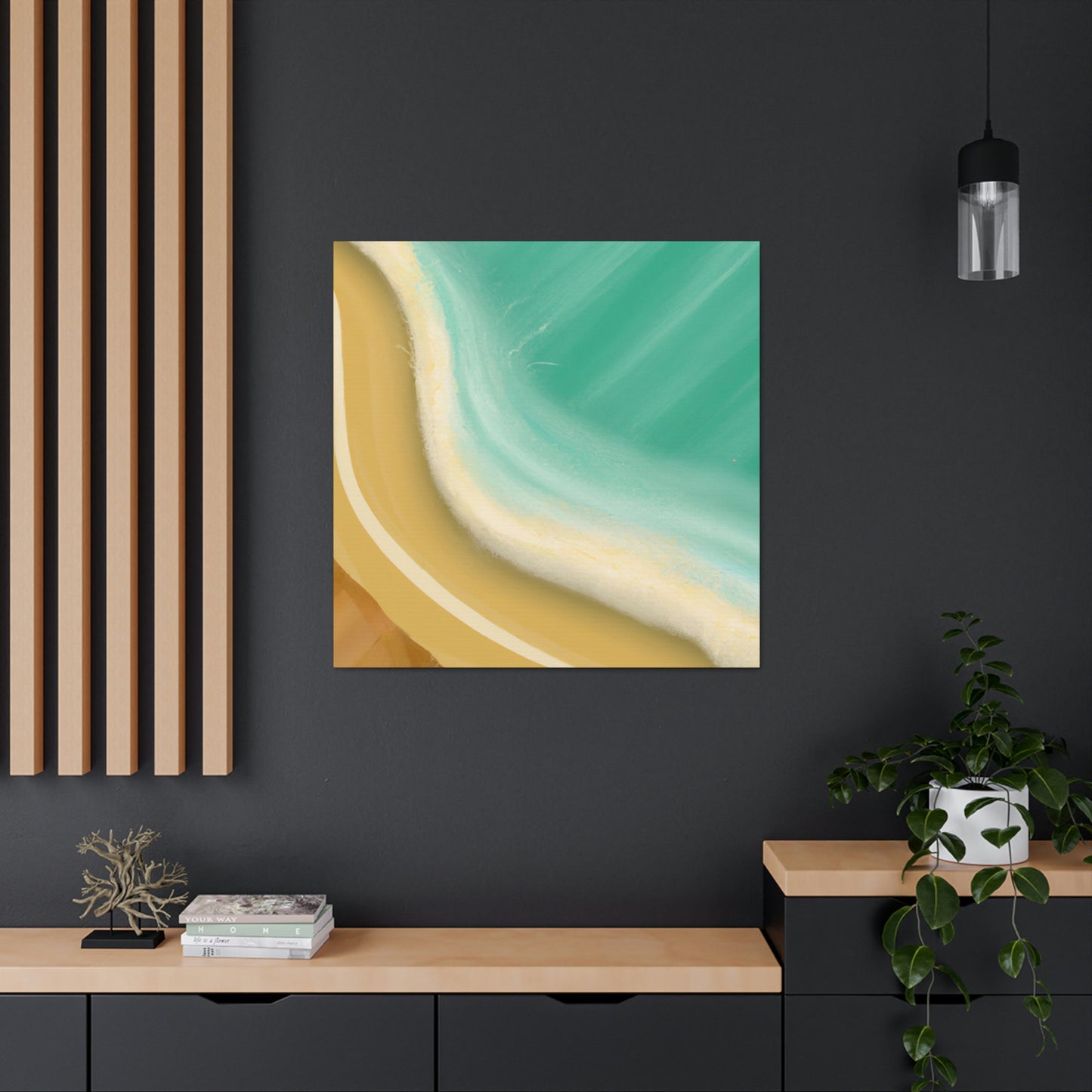 Beaches By Moonlight - Canvas