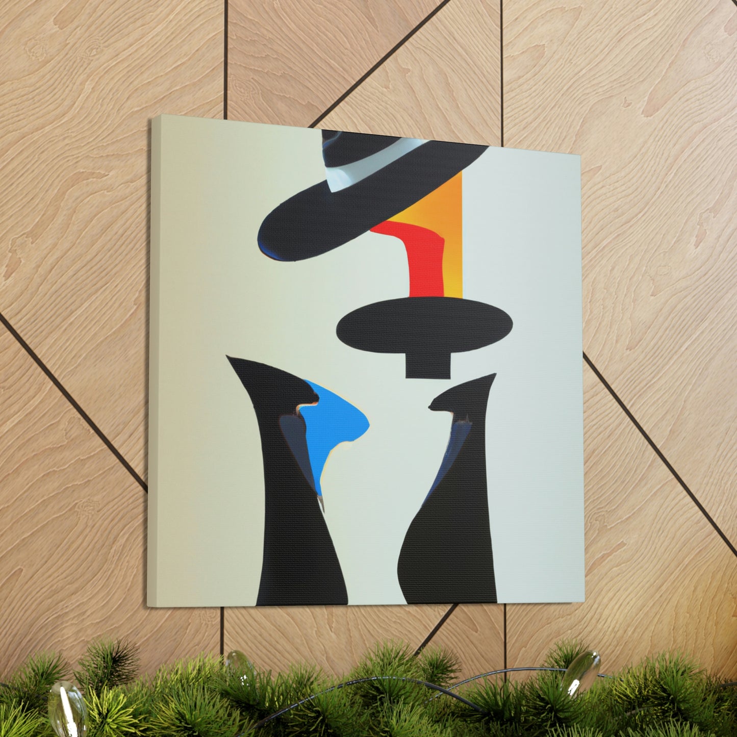 "Cowboy Hat Deco Dream" - Canvas