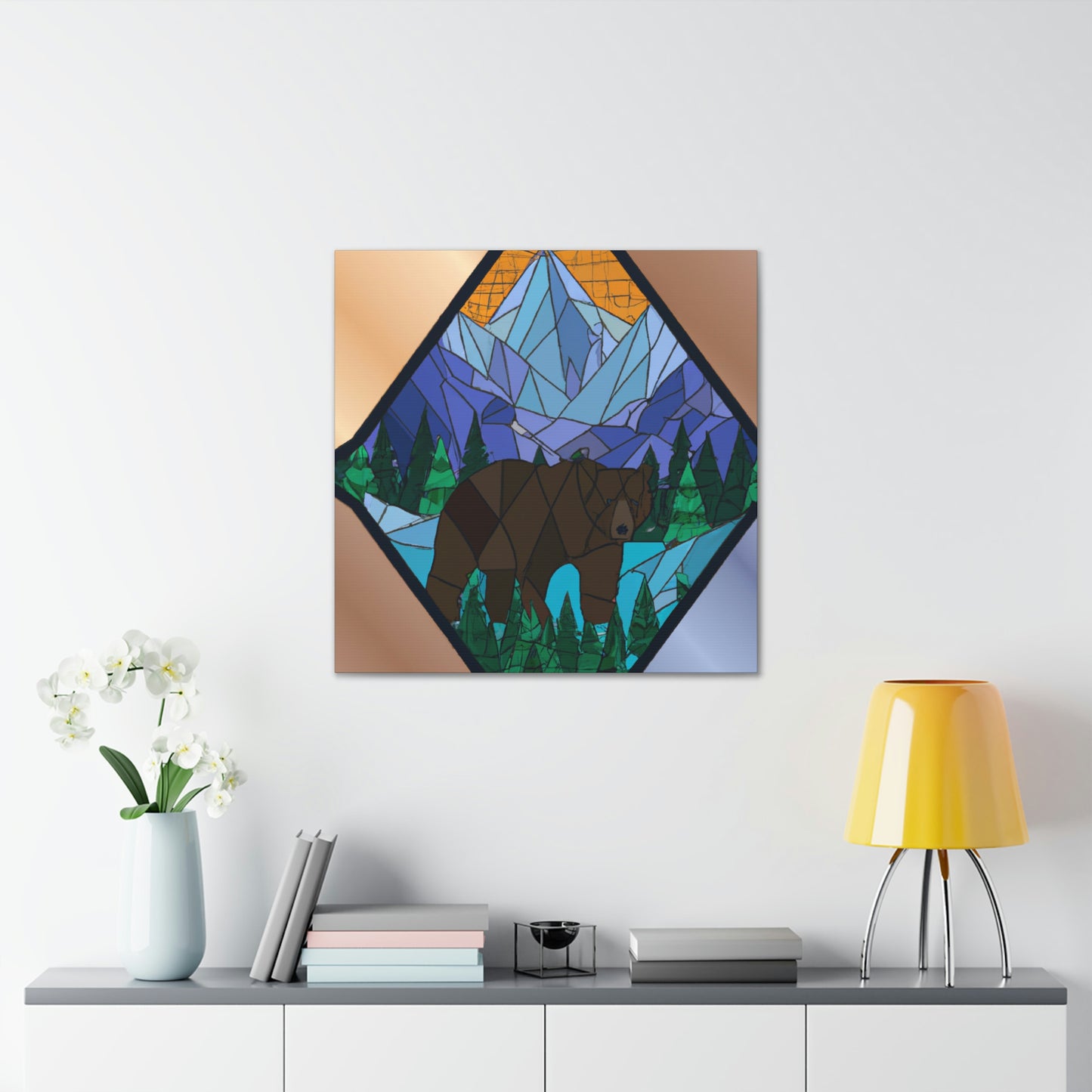 "Bears of Art Deco" - Canvas