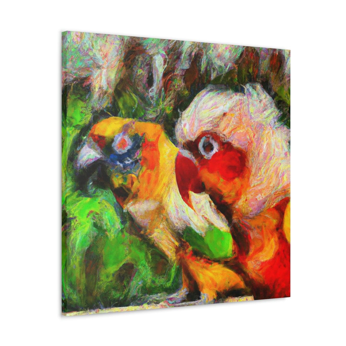 "Birds In Flight Impression" - Canvas