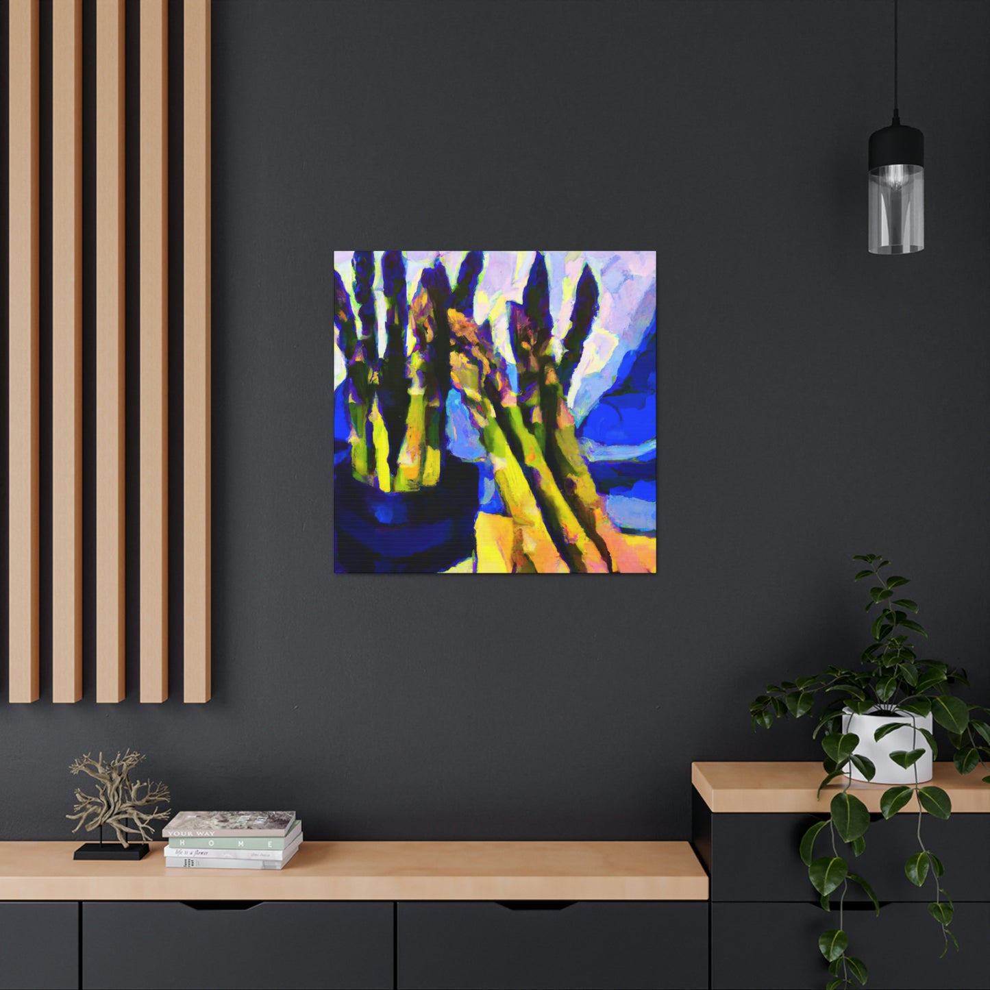 "Asparagus in Fauvism" - Canvas