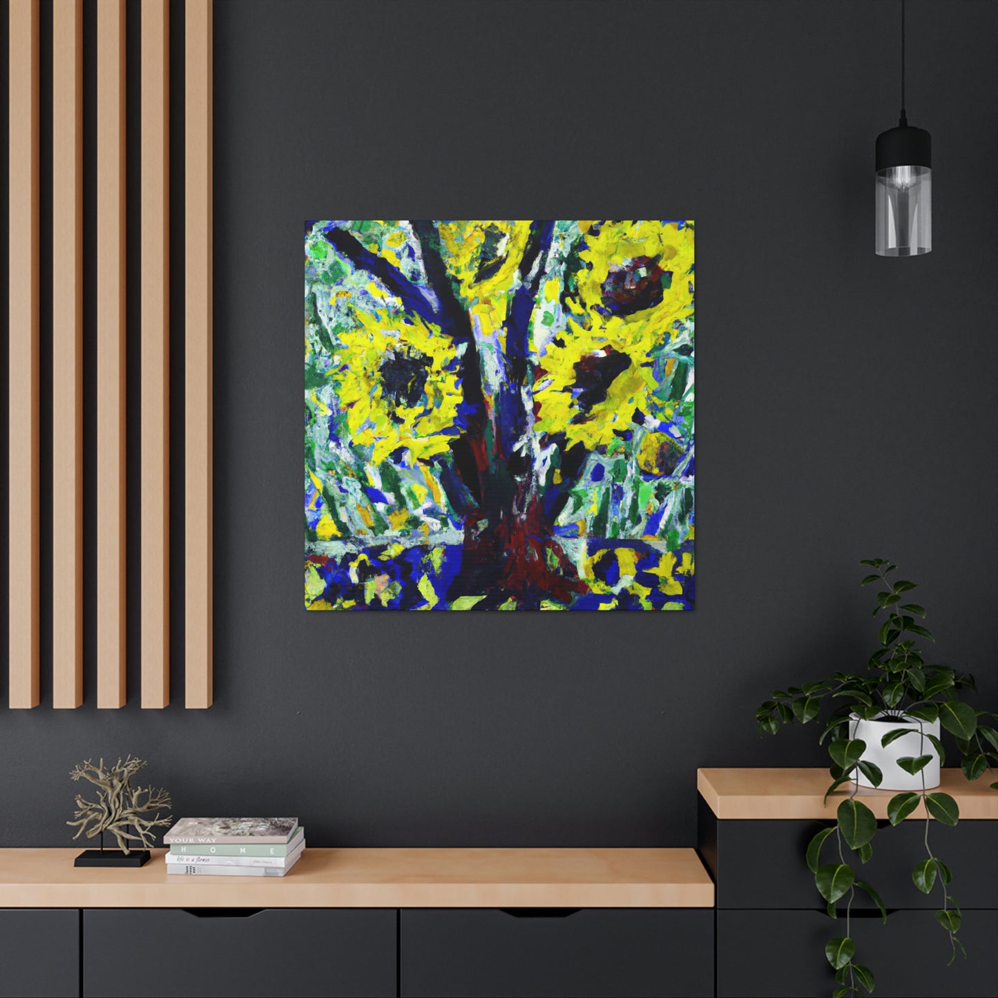 Sunflower in Abstraction - Canvas