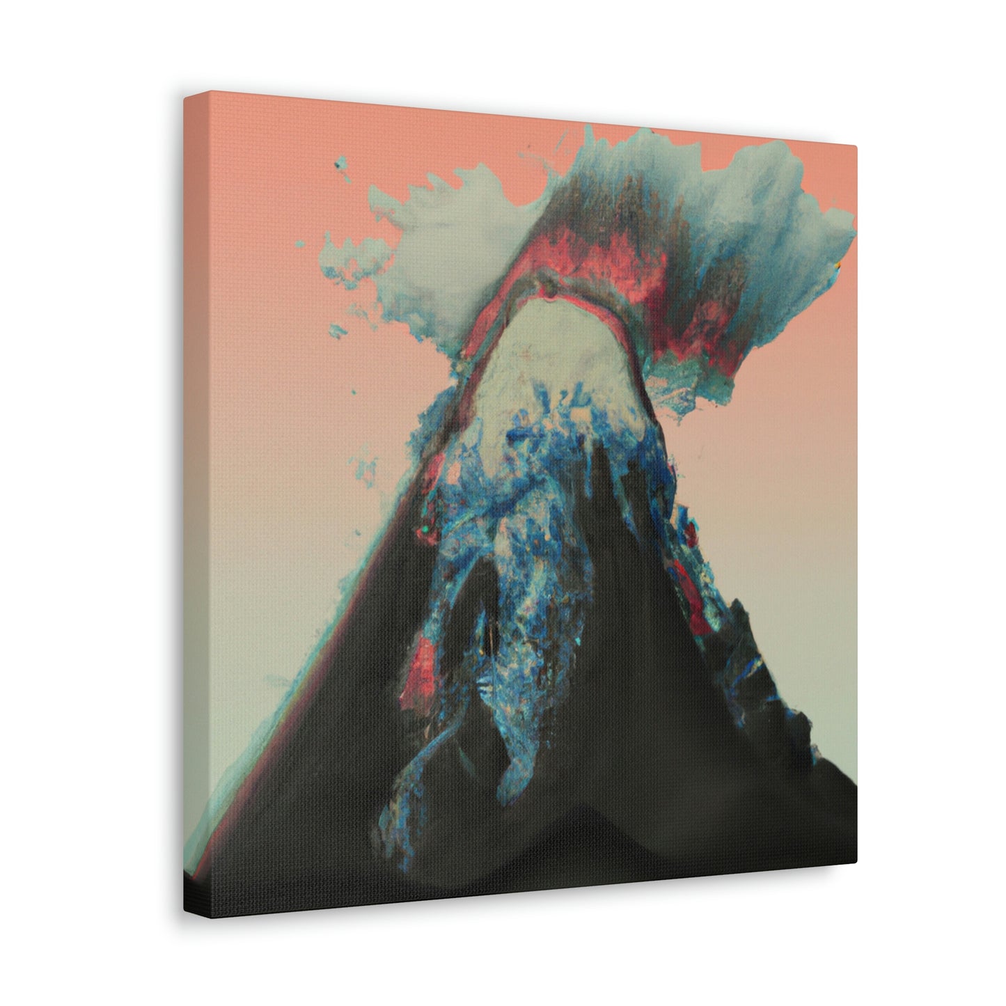 Volcano's Fiery Fury - Canvas