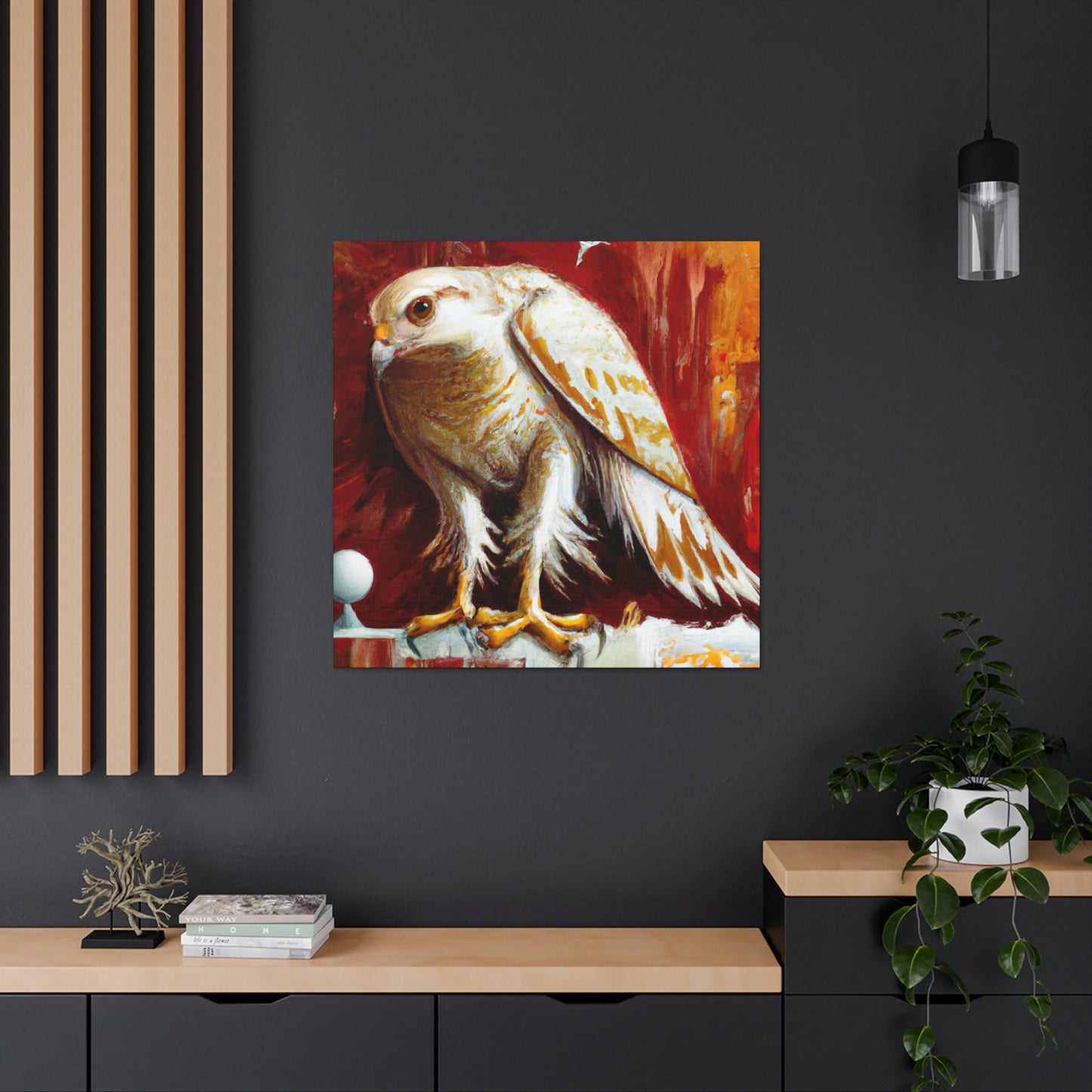 "Hawk of Neoclassicism" - Canvas