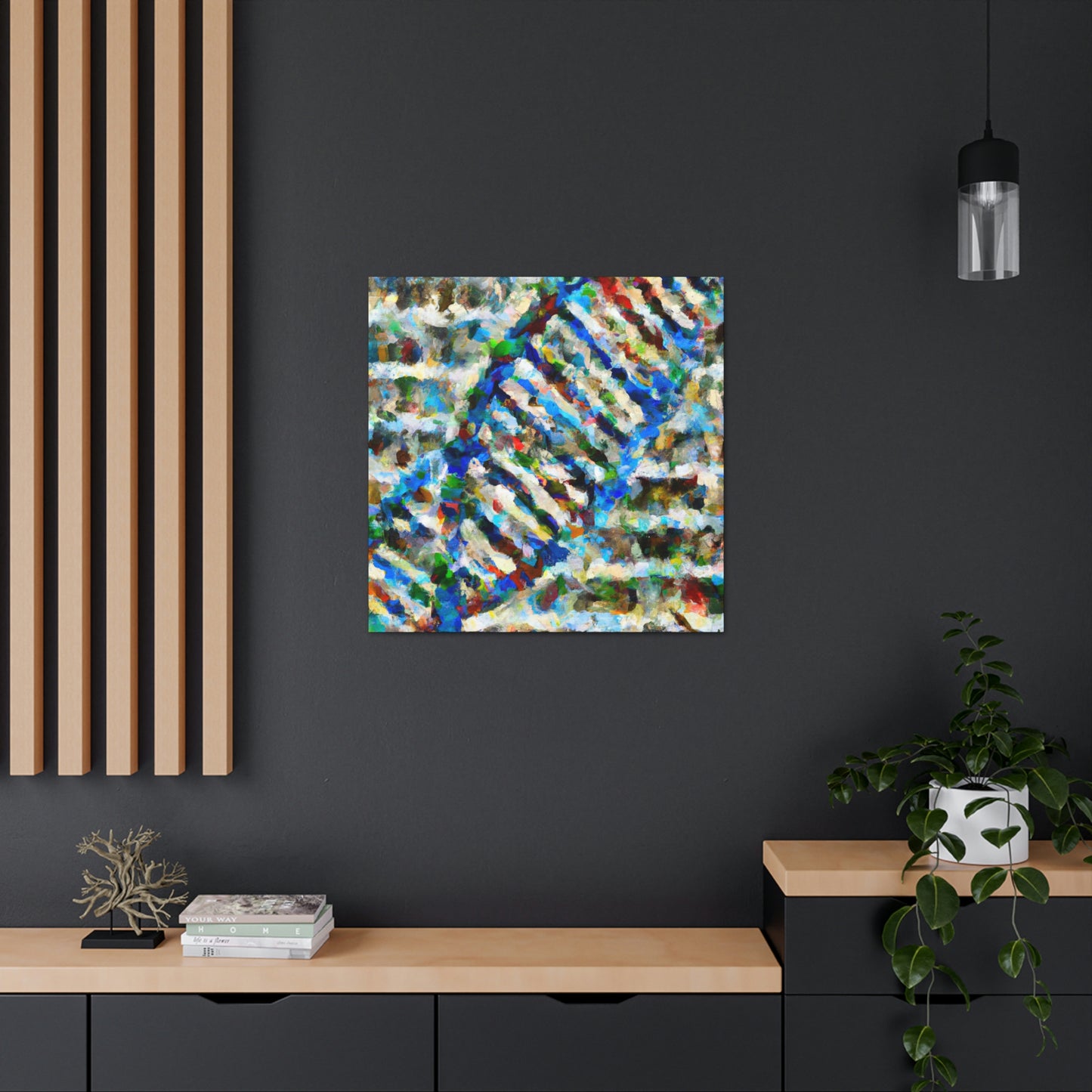 "DNA Strands Abound" - Canvas