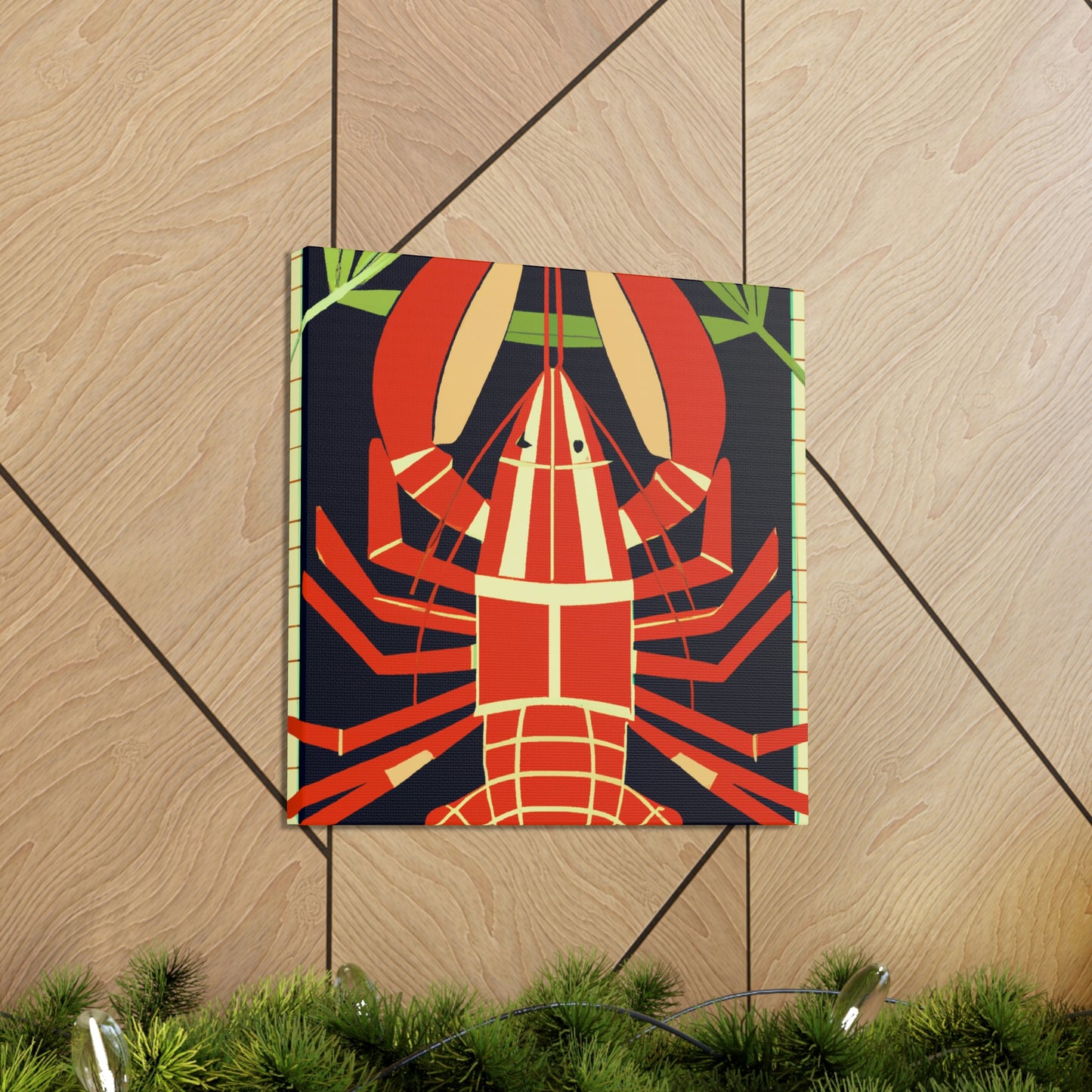 Lobster's Luxurious Glow - Canvas