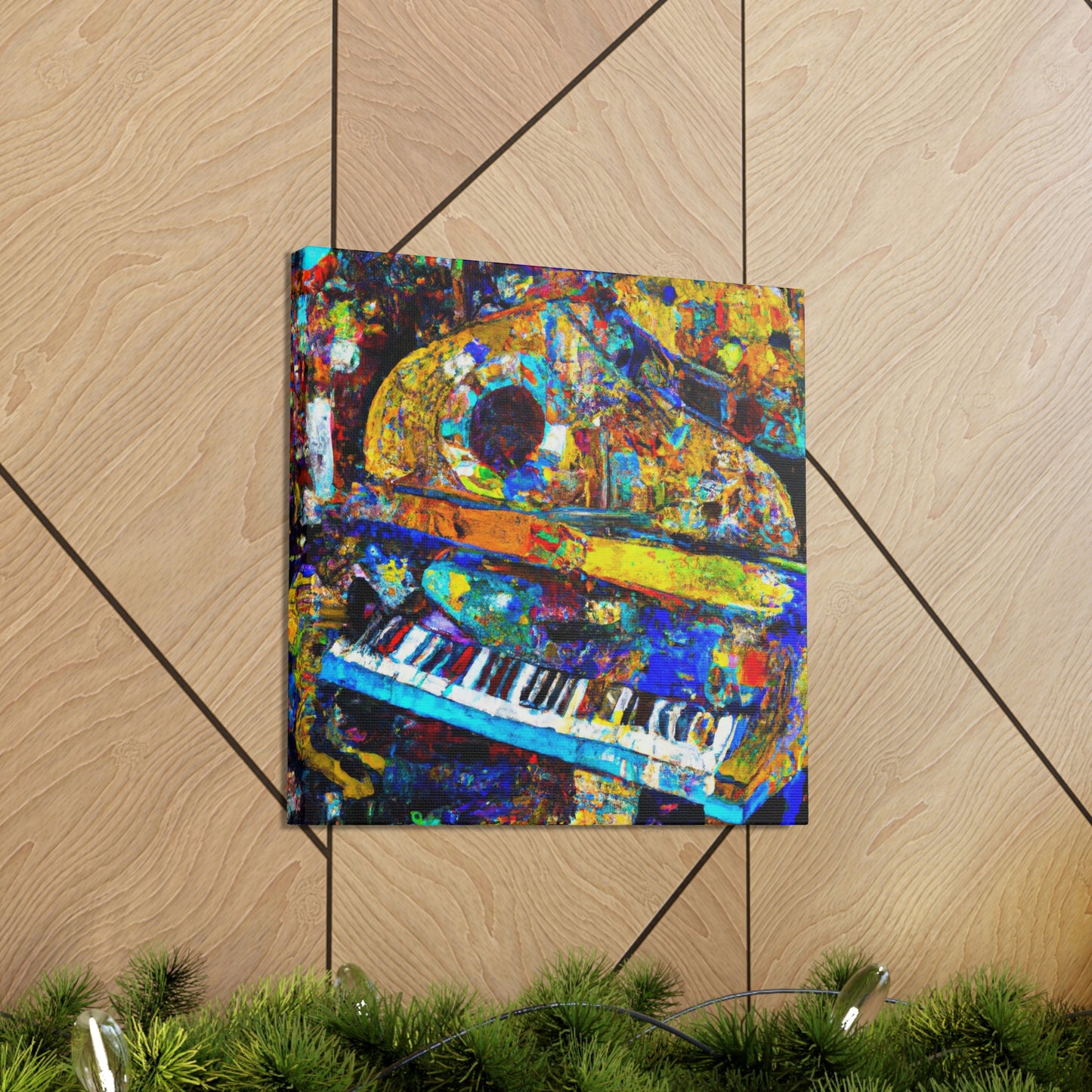 "Piano in Expressionism" - Canvas