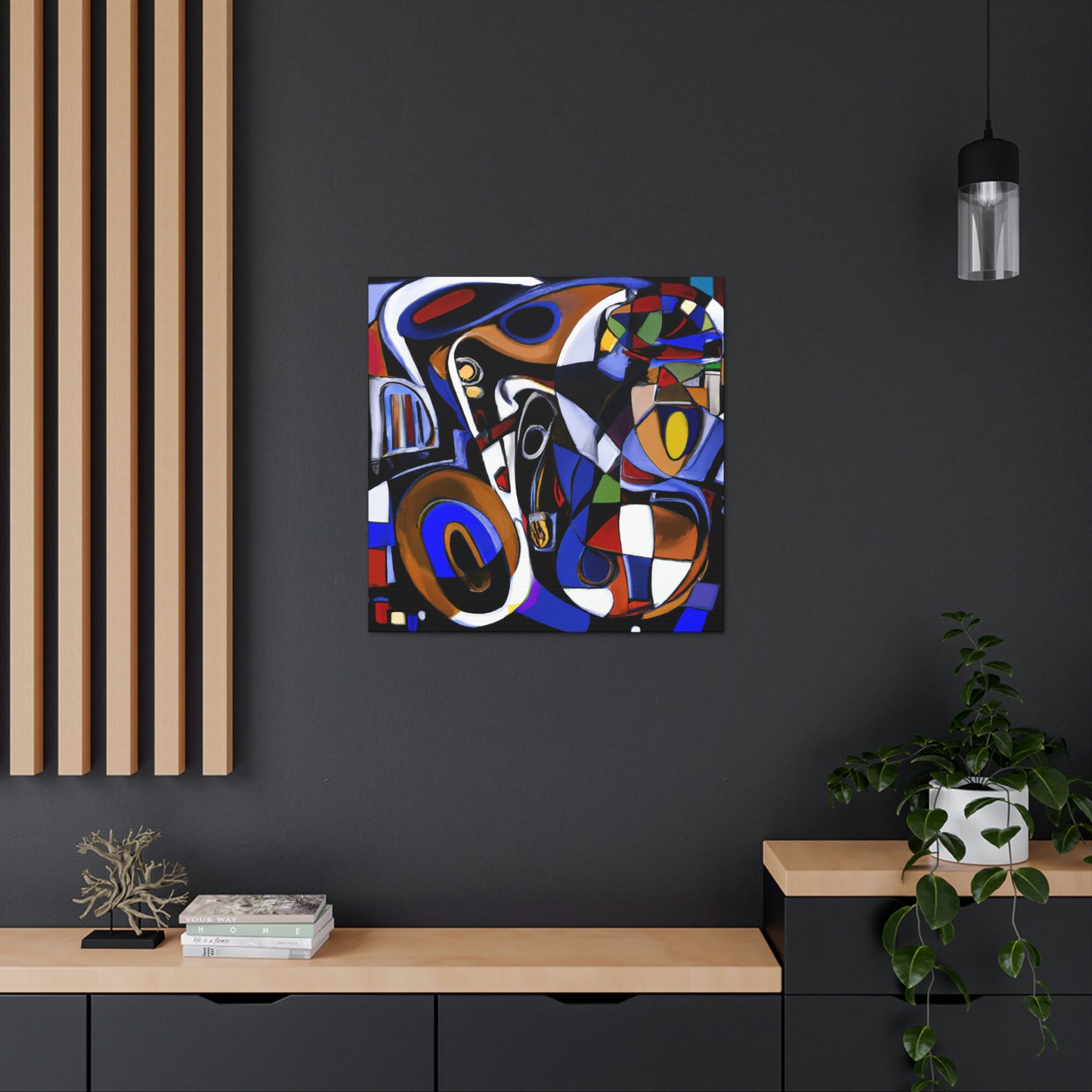 "Saxophone Jazz Improvise" - Canvas