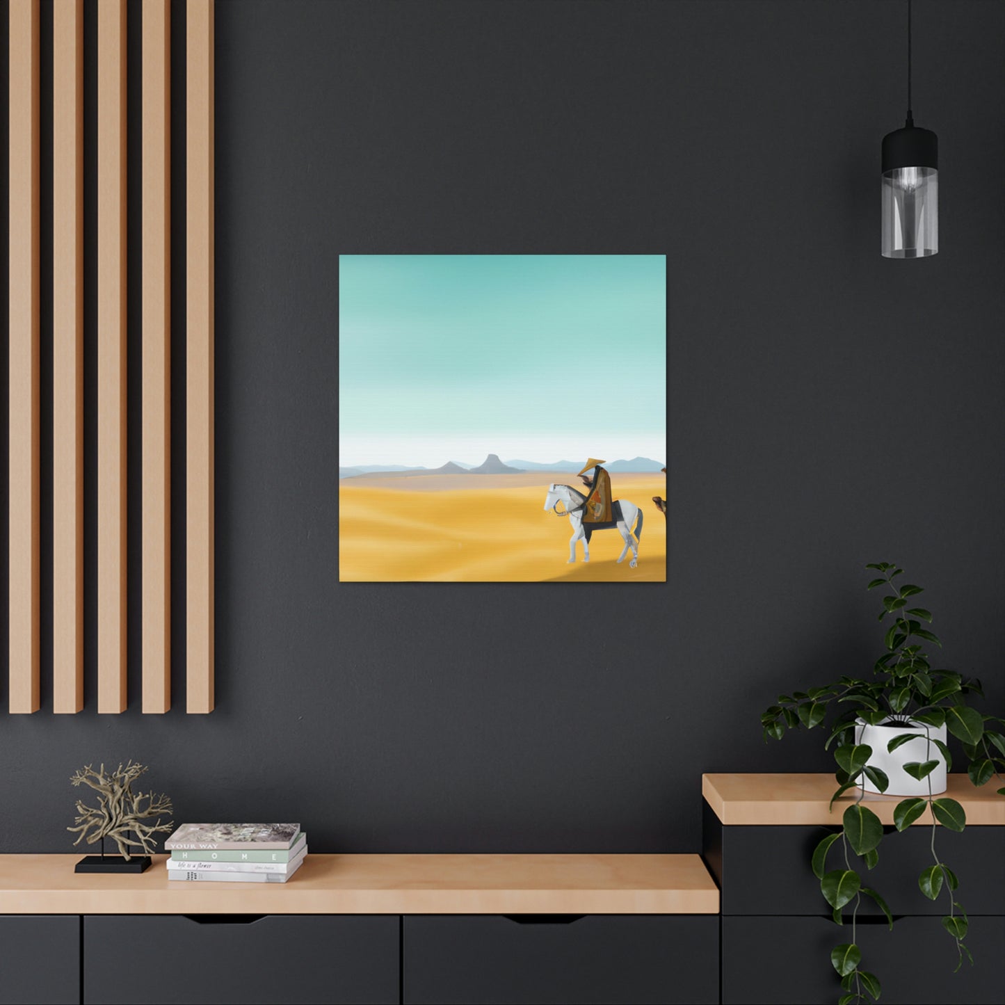 Western Sky Painted Gold - Canvas