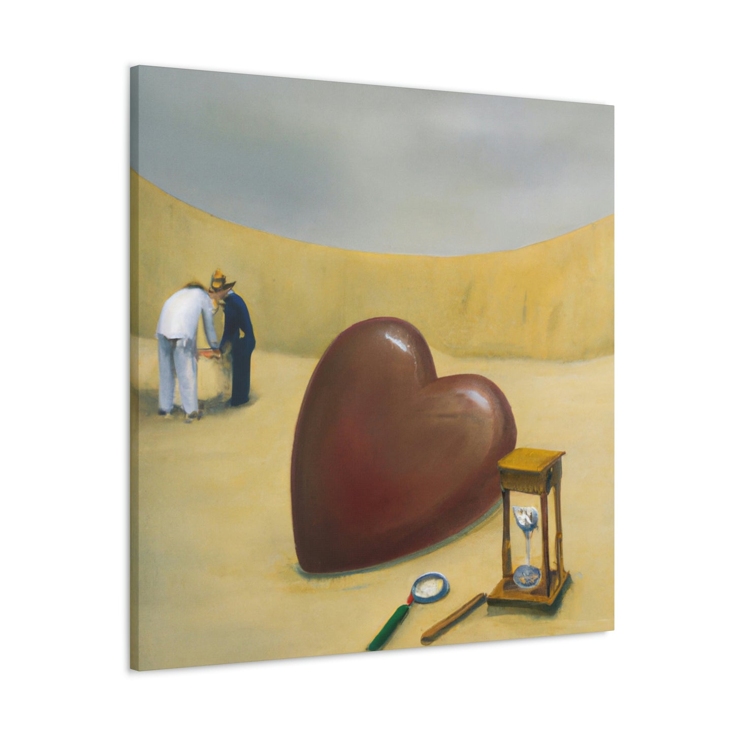 "Heart in the Sandscape" - Canvas