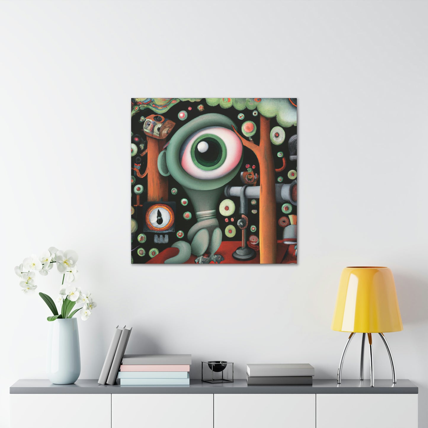 "Camouflaged Surreal World" - Canvas