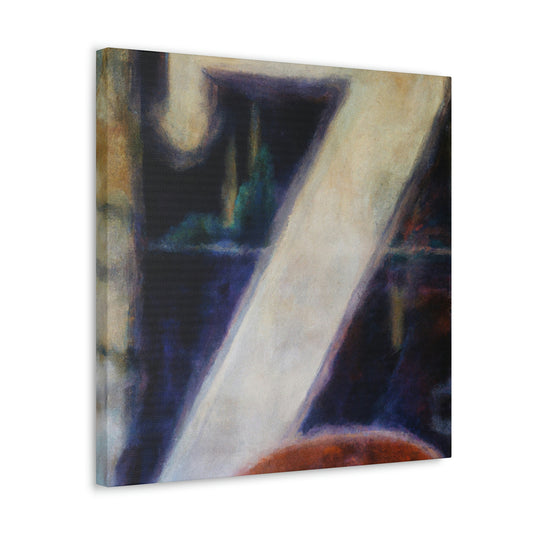 "Z in Art Deco" - Canvas