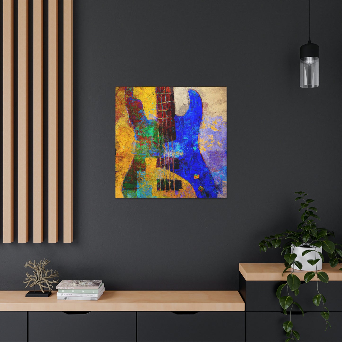 "Bass Guitar Resonance" - Canvas