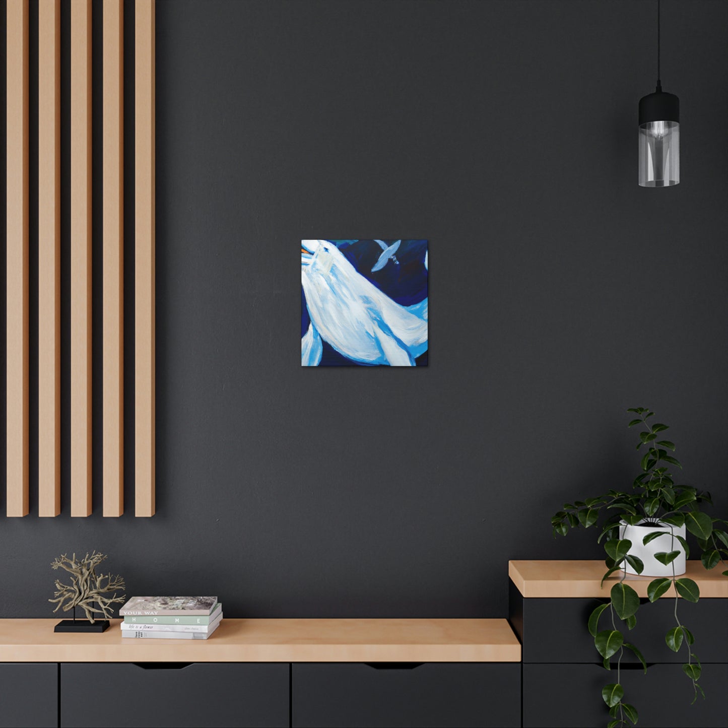 Beluga Whale Symphony - Canvas