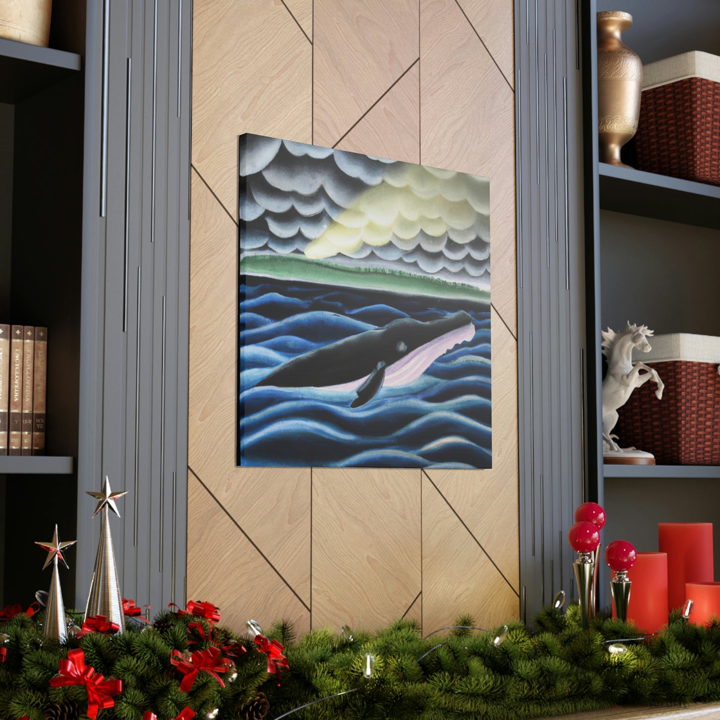 Whale in Absinthia - Canvas