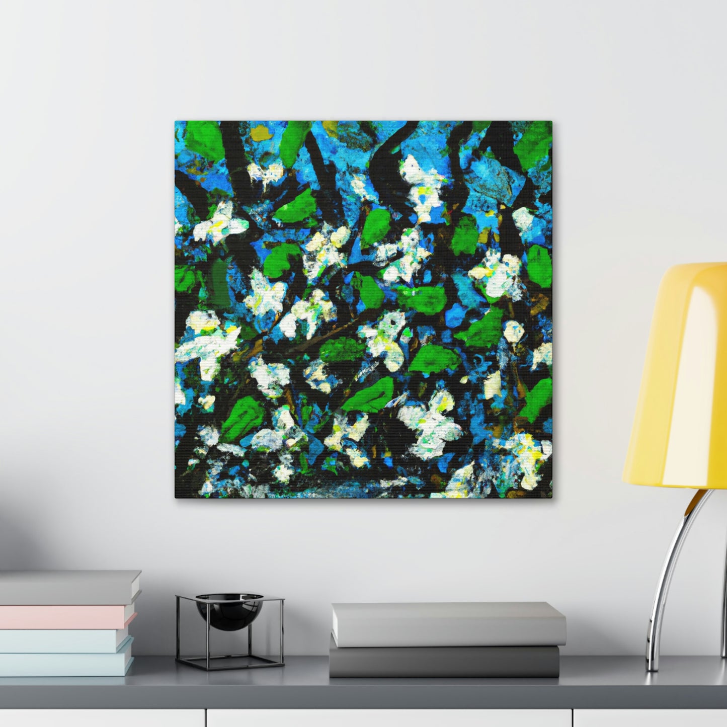 Jasmine's Colorful Frenzy - Canvas