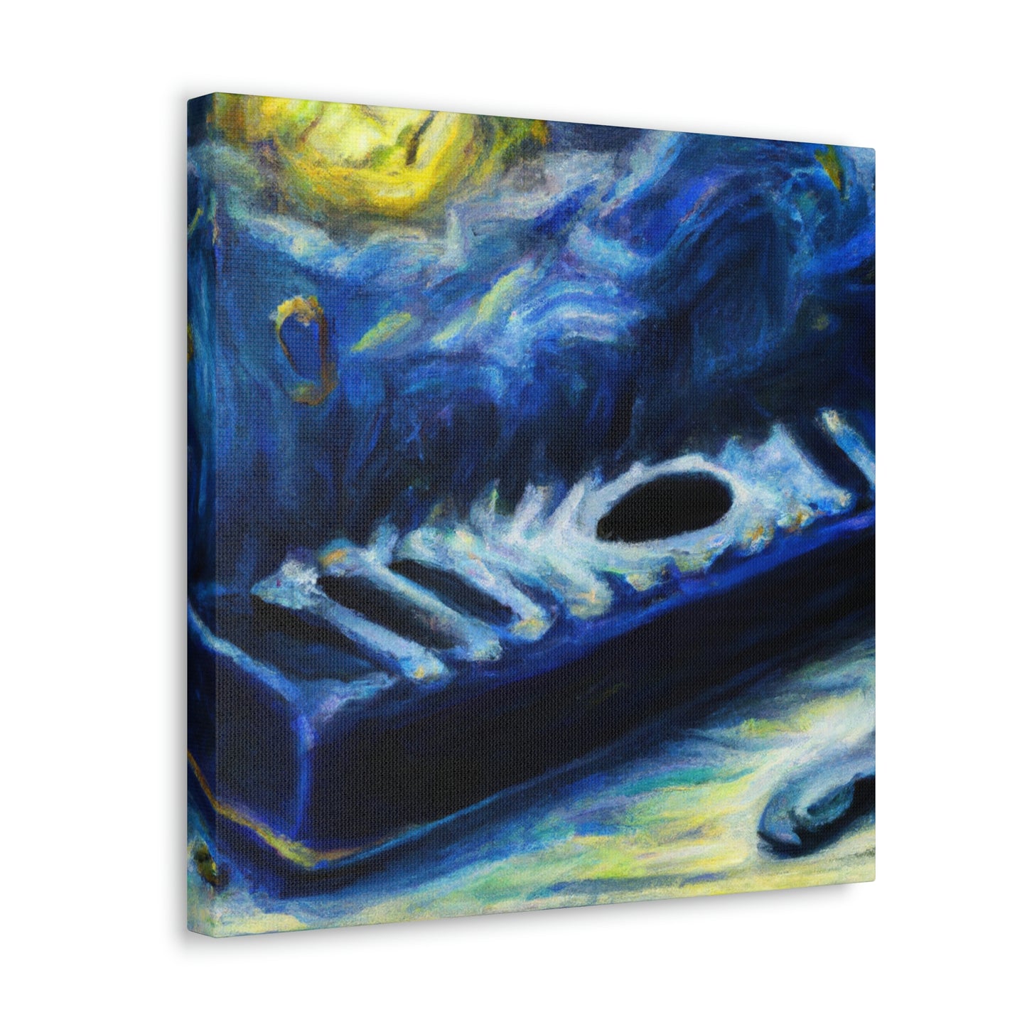 "Harmonious Harmonica Hues" - Canvas