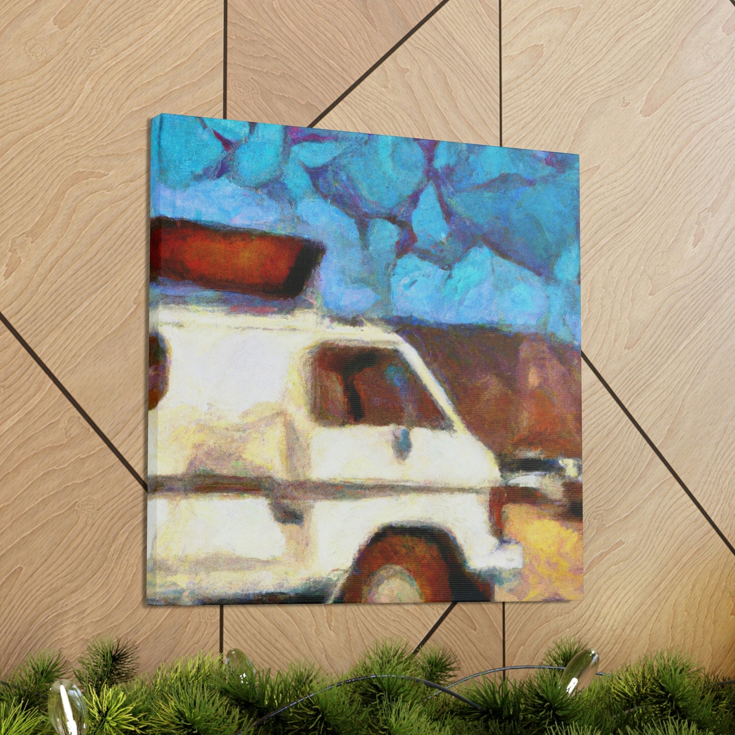 Van of Wanderlust - Canvas