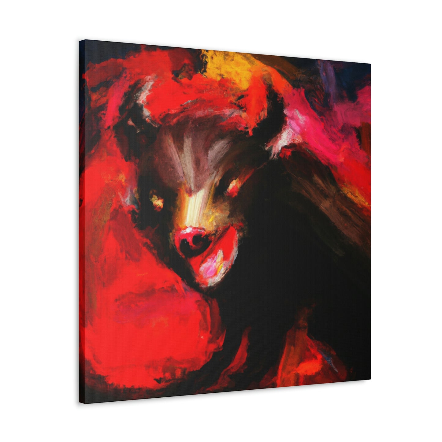 "Tasmanian Devil Emerges" - Canvas