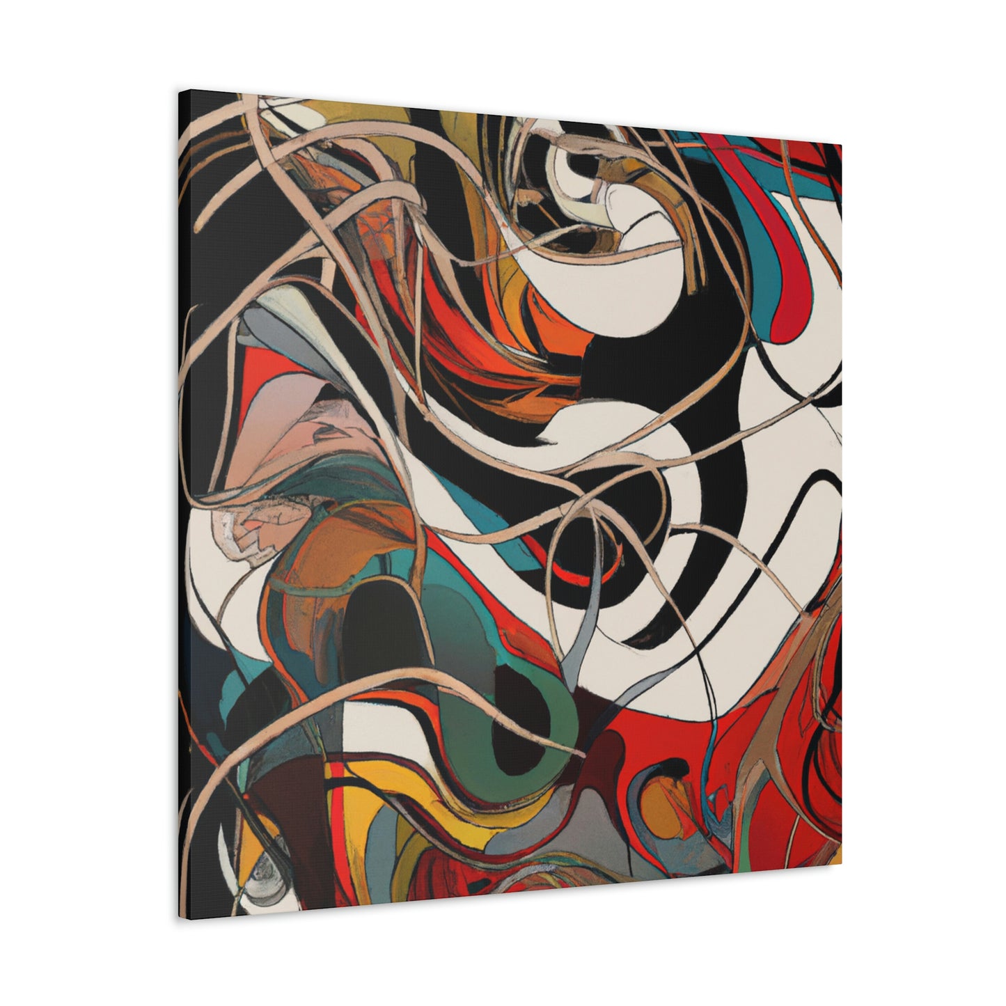 "Awe-Filled Brushstroke Symphony" - Canvas