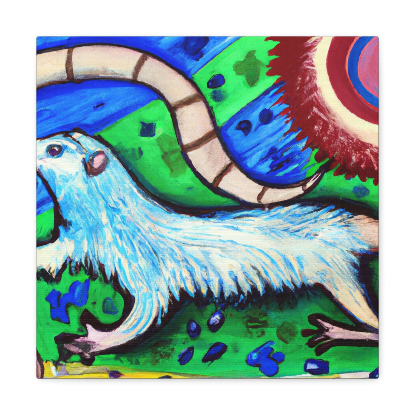 Ferrets in Flight - Canvas