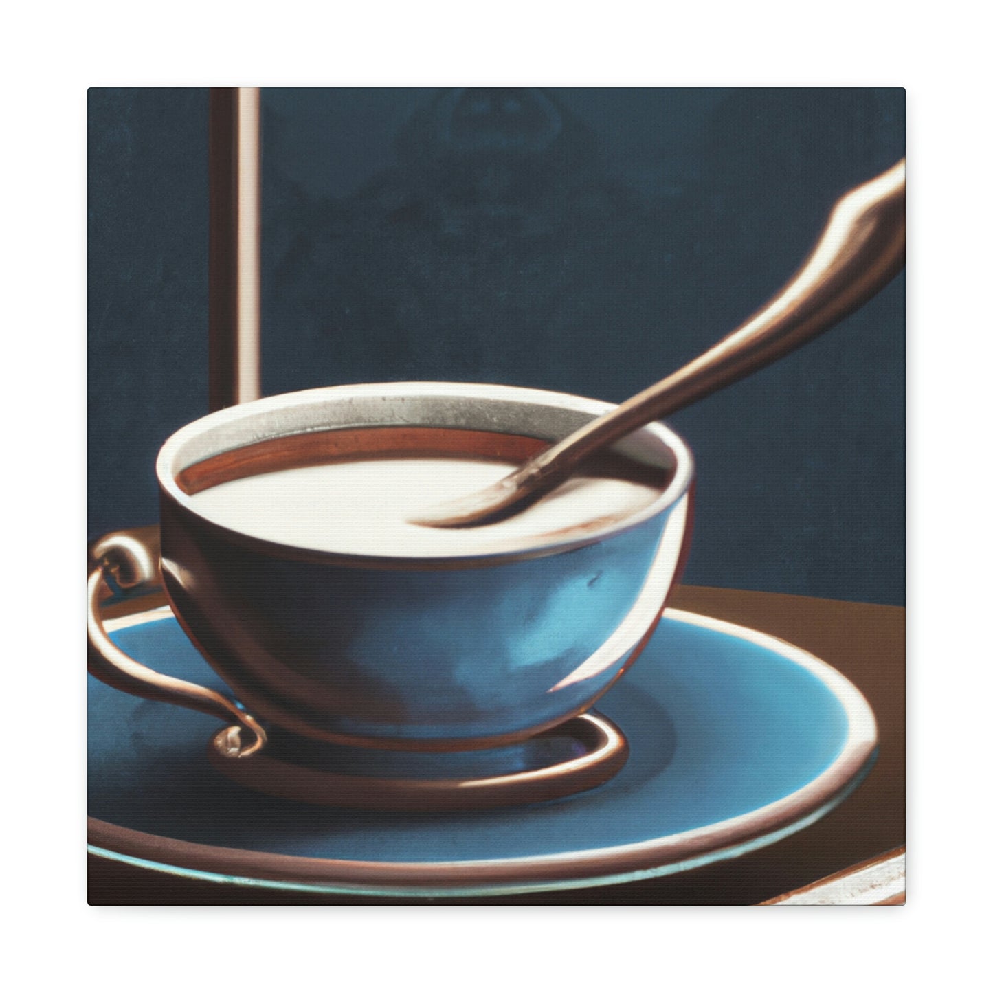 Coffee Cup Baroque - Canvas