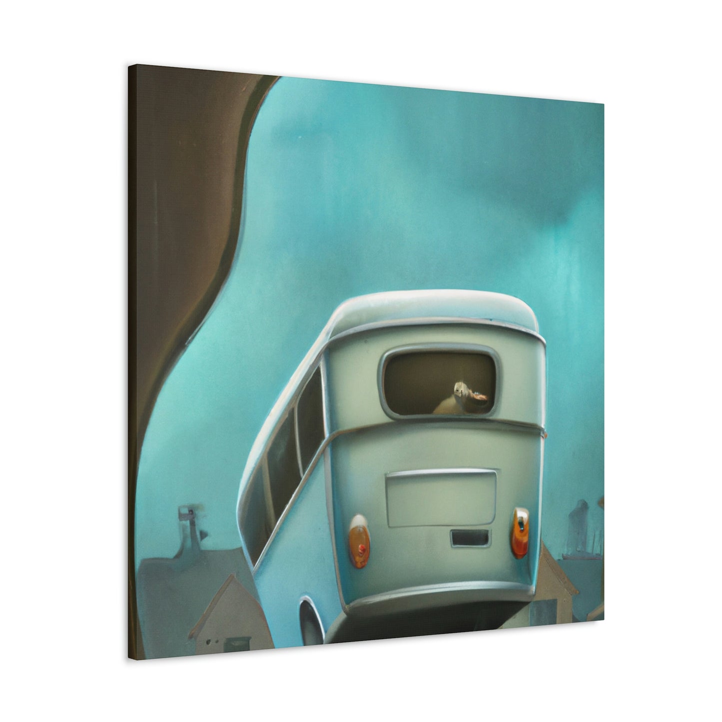 "Camper Van Onward Travel" - Canvas