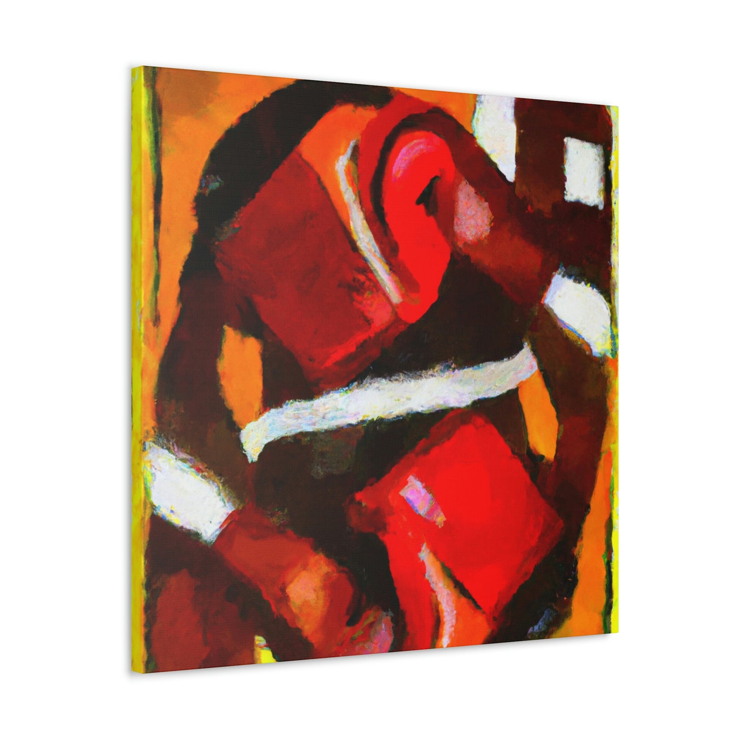 "Boxing in Abstract Form" - Canvas