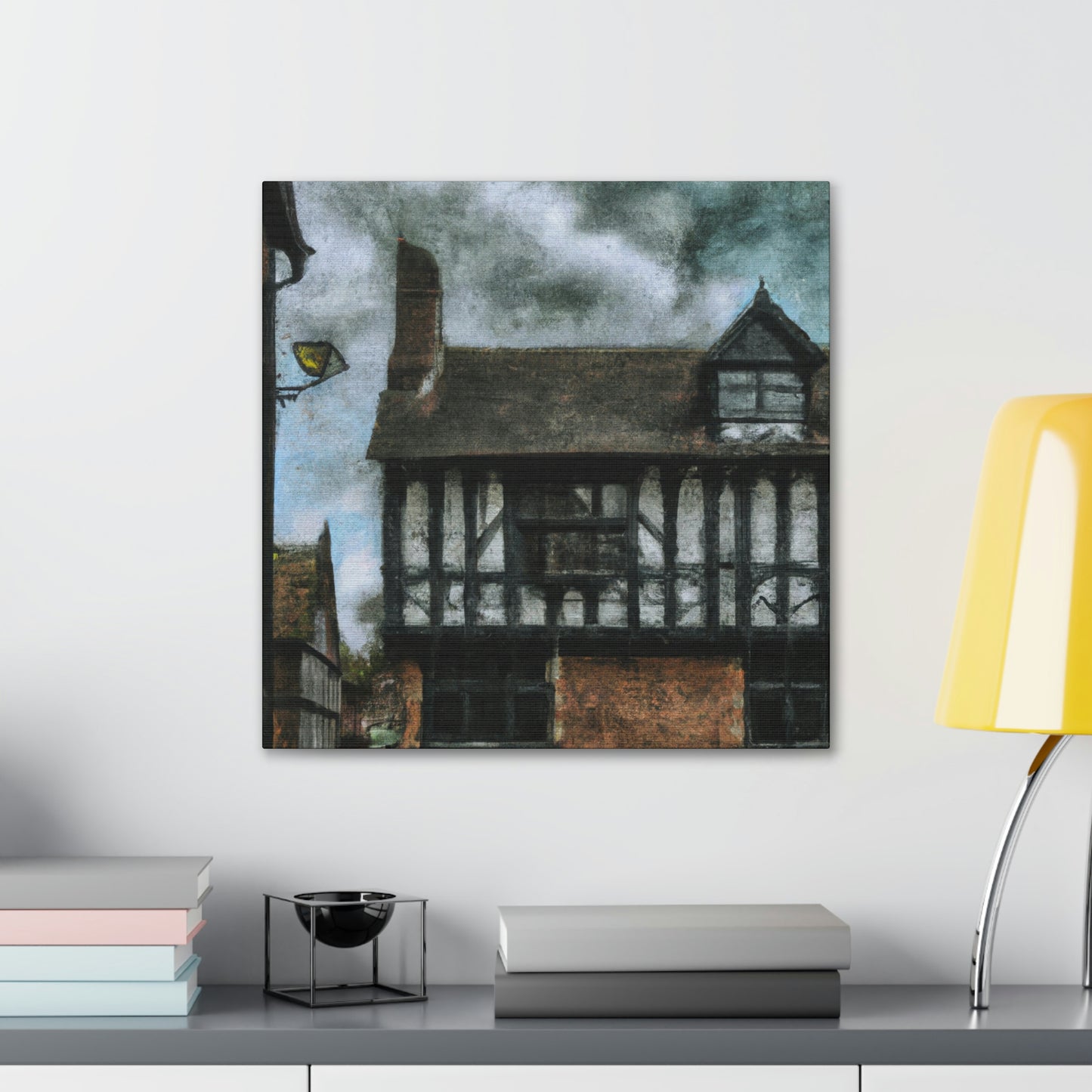 "Tudor Elegance Reborn" - Canvas